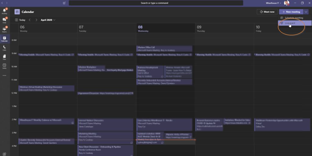 efficient calendar for productive scheduling and task management.