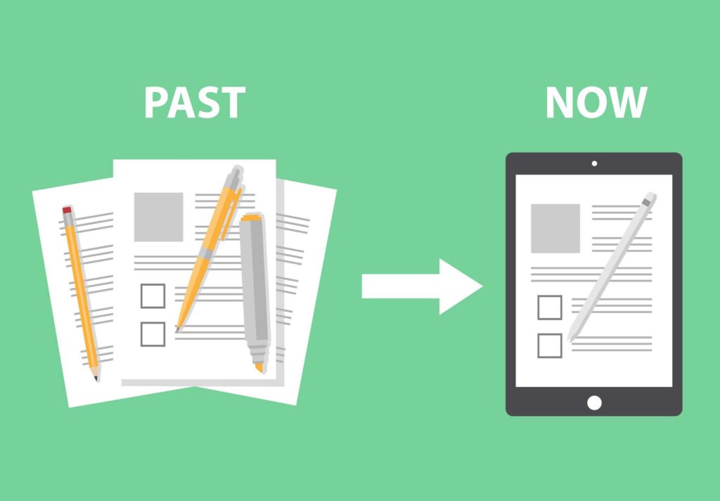 embracing digital transformation: paper to tablet evolution.