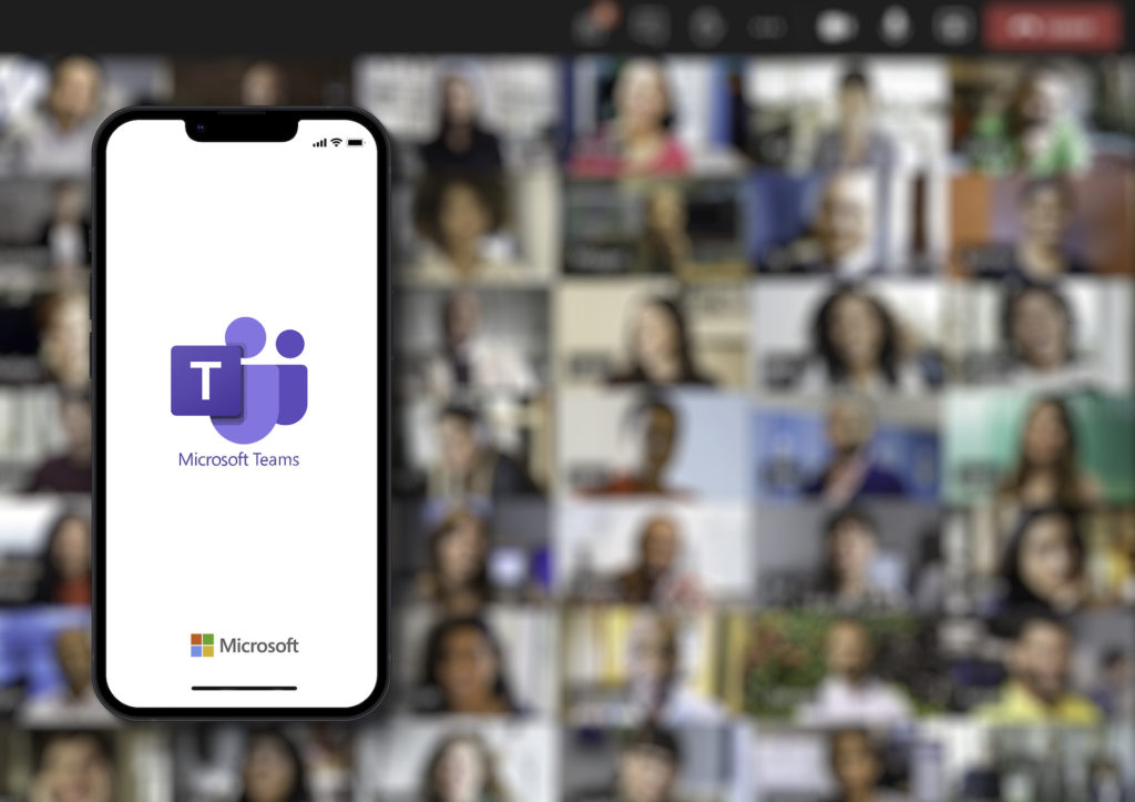 microsoft teams app on iphone: rio online meeting for modern collaboration.